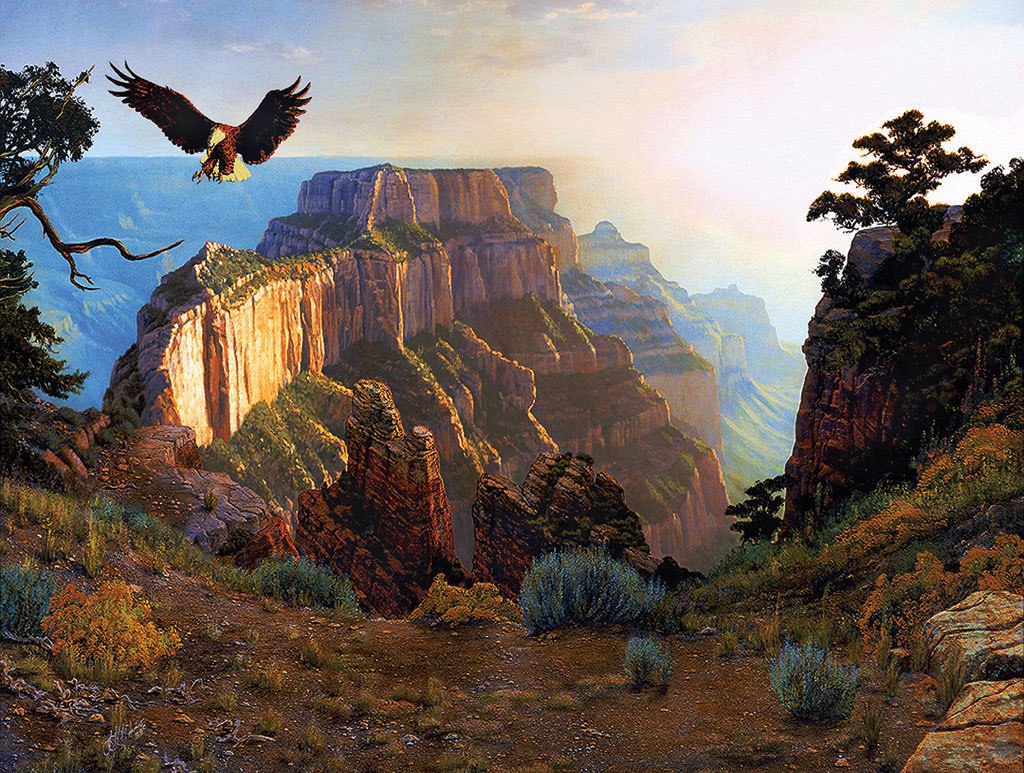 Sunset at Cape Royal - 1000pc Jigsaw Puzzle by Sunsout
