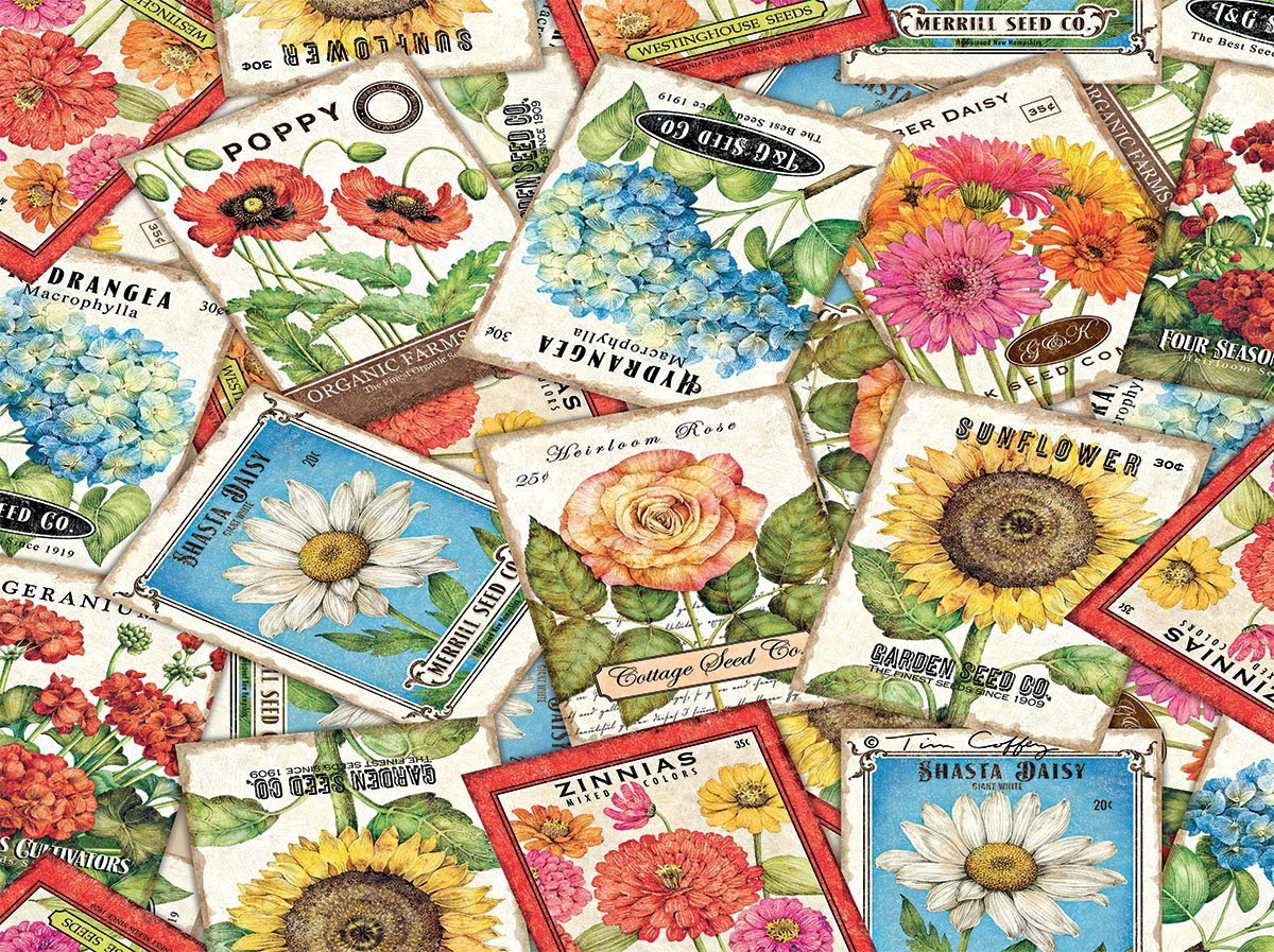 Seed Packets - 500pc Jigsaw Puzzle by Lang  			  					NEW