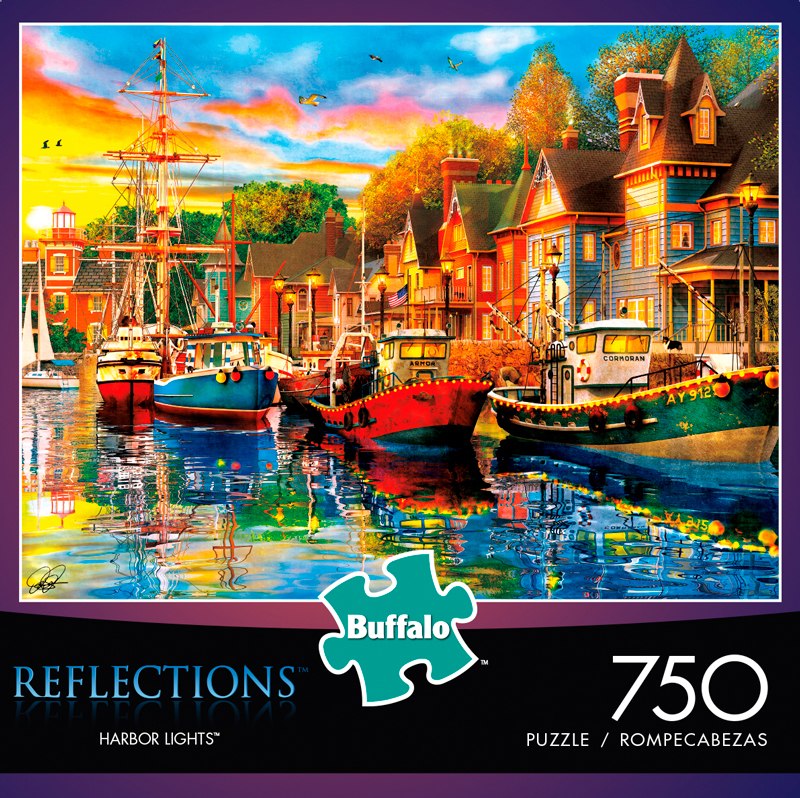 Harbor Lights - 750pc Jigsaw Puzzle By Buffalo Games  			  					NEW - image 1