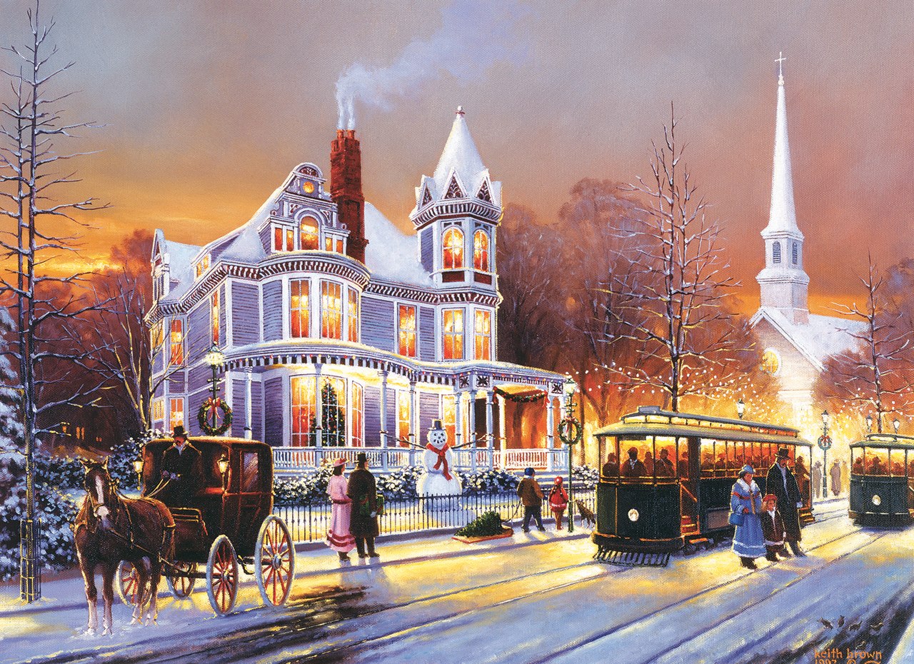 Winter in the City - 500+pc Jigsaw Puzzle by Sunsout  			  					NEW