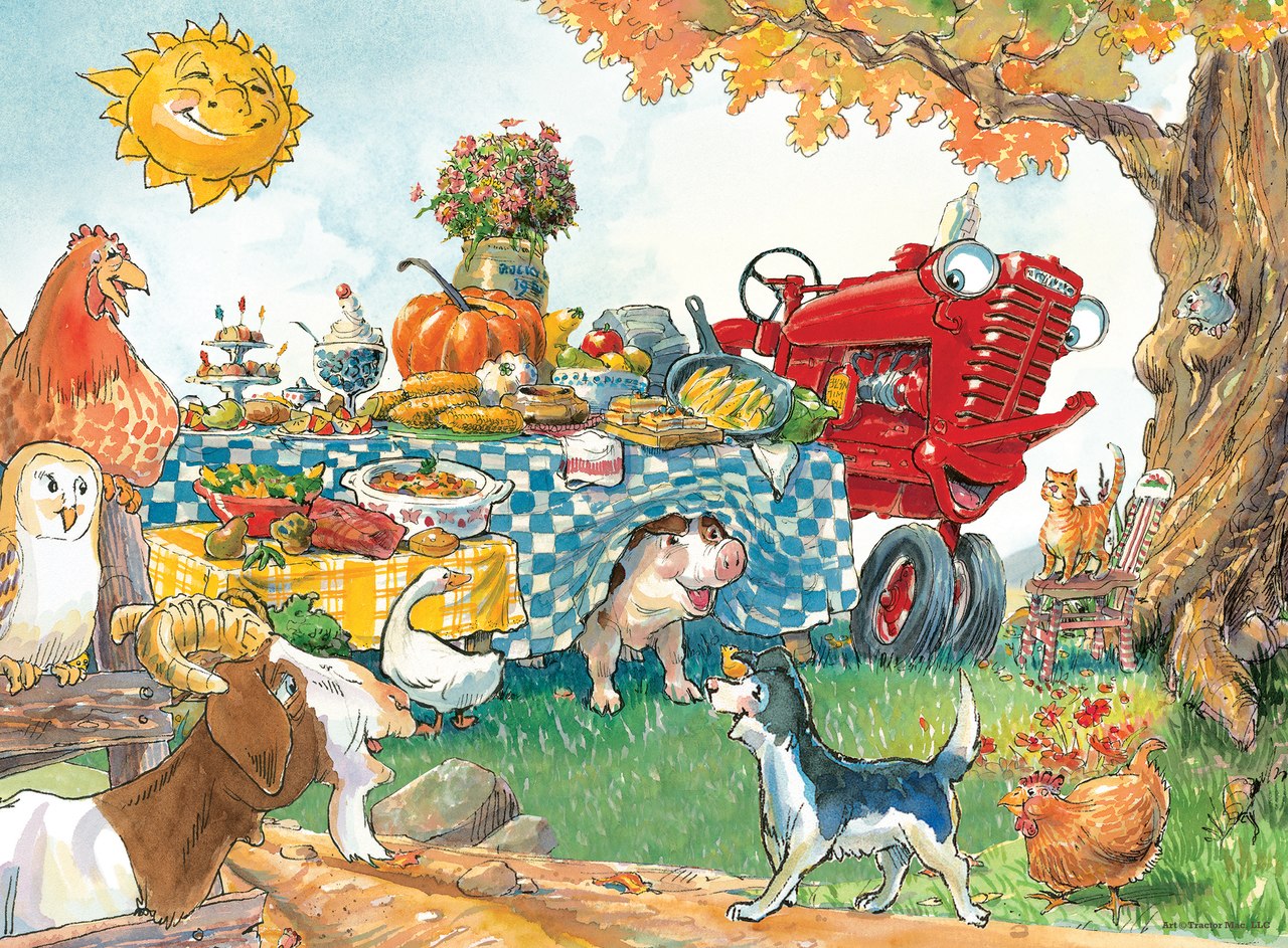 Tractor Mac: Dinner Time - 60pc Jigsaw Puzzle by Masterpieces  			  					NEW