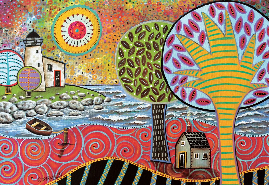 Lighthouse 1 - 1000pc Jigsaw Puzzle by Educa