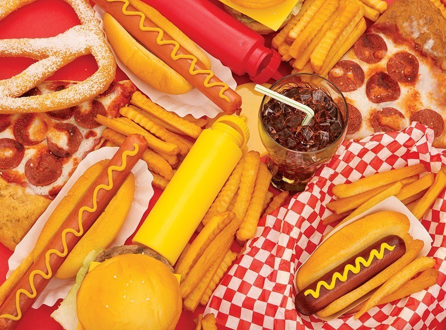 Fast Food Feast - 1000pc Jigsaw Puzzle by Lafayette Puzzle Factory