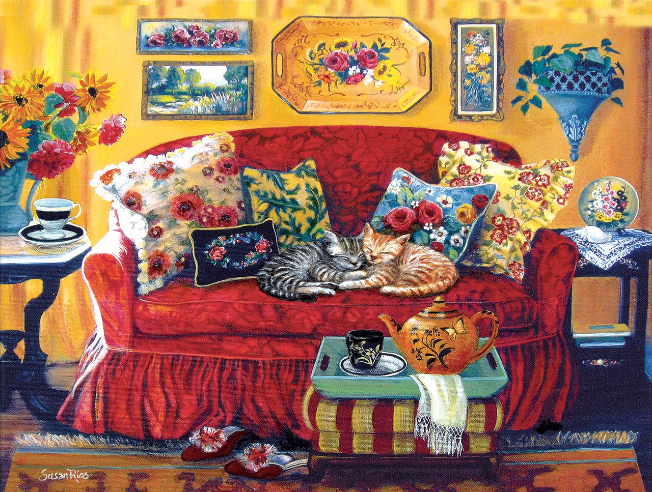 Tea Time - 300pc Jigsaw Puzzle By Sunsout  			  					NEW