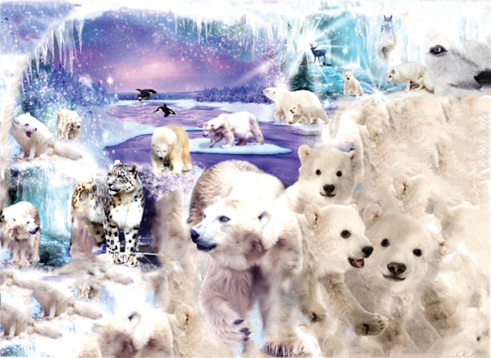 Polar World - 1000pc Shaped Jigsaw Puzzle By Sunsout  			  					NEW