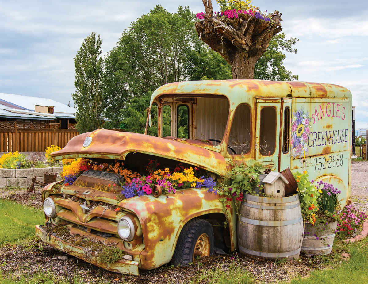 Flower Truck - 500pc Jigsaw Puzzle By Springbok