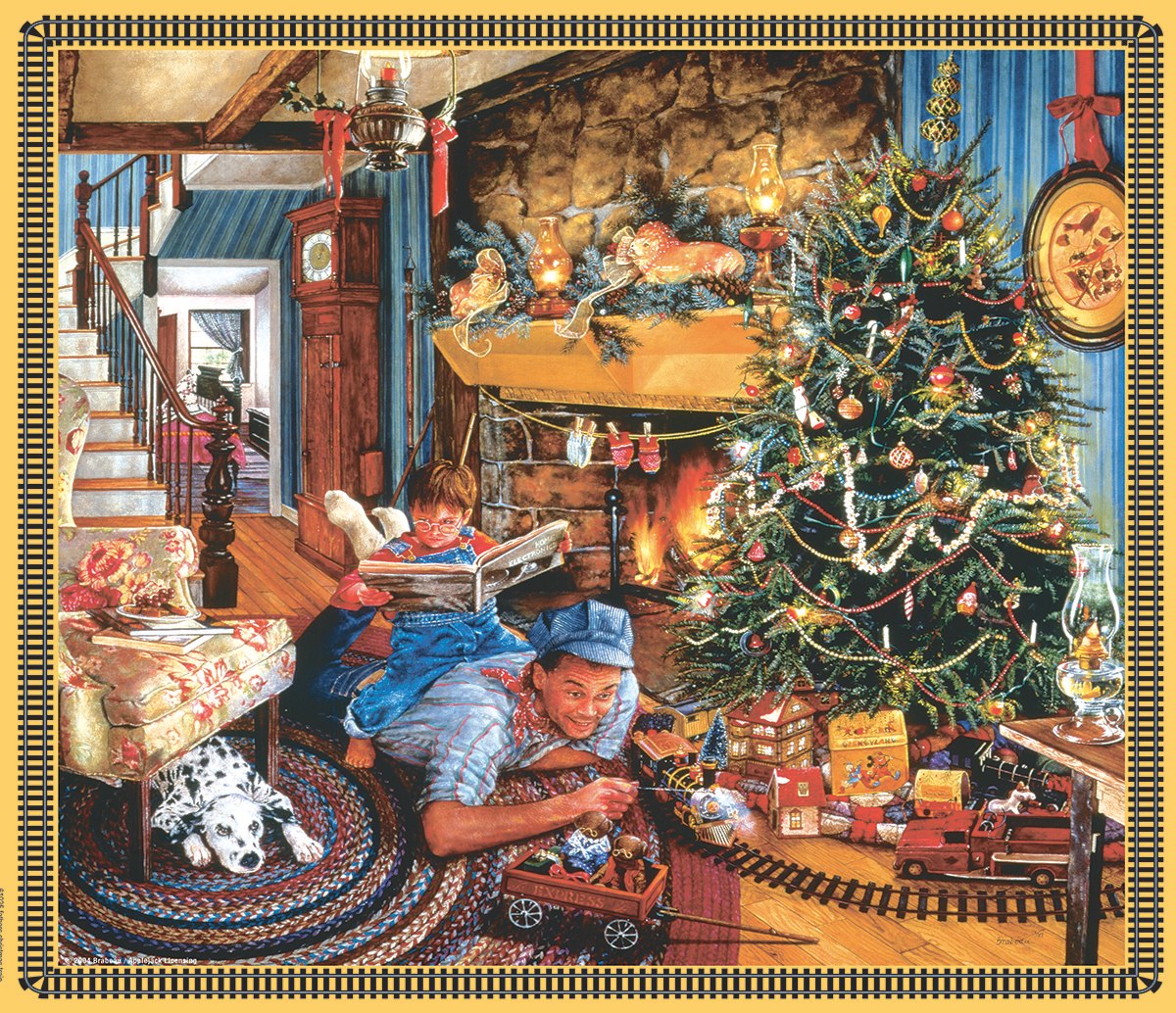 Christmas Train - 25pc Jigsaw Puzzle by Sunsout  			  					NEW