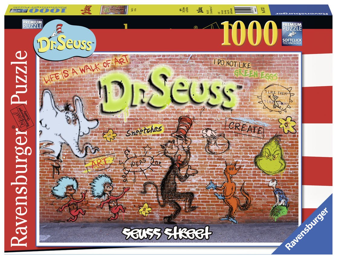 Seuss Street - 1000pc Jigsaw Puzzle by Ravensburger - image 1