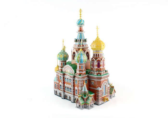 Cathedral of the Resurrection of Christ - 233pc 3D Jigsaw Puzzle by Daron  			  					NEW - image 1