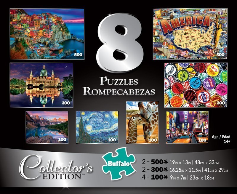 8 in 1 Multipack - Jigsaw Collection by Buffalo Games