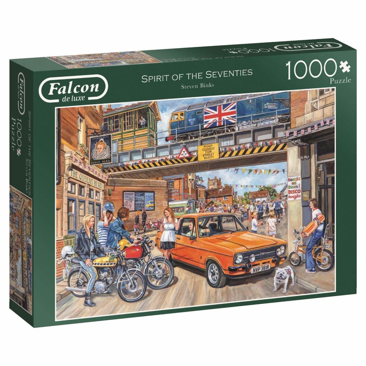 Spirit of the 70's - 1000pc Jigsaw Puzzle By Falcon  			  					NEW - image 1