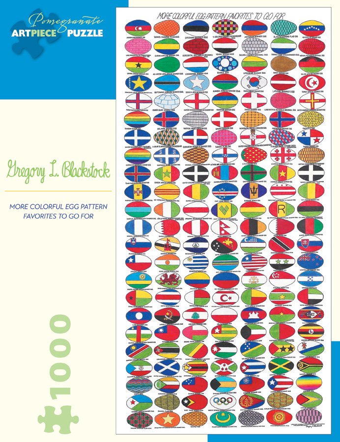 Blackstock: Egg Patterns - 1000pc Jigsaw Puzzle by Pomegranate