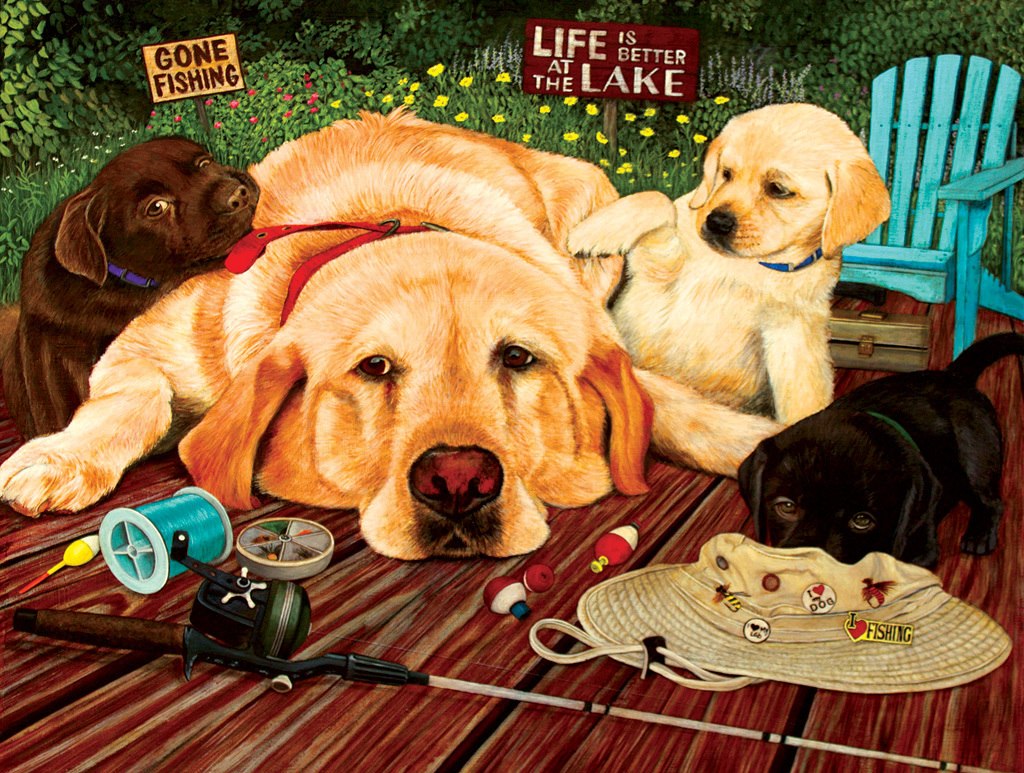 Life is Better at the Lake - 500pc Jigsaw Puzzle by Sunsout