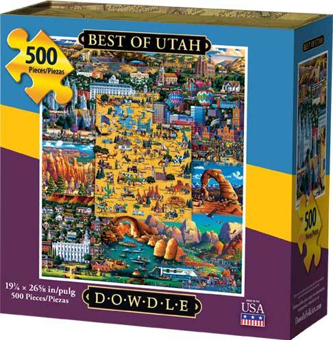Best of Utah - 500pc Jigsaw Puzzle by Dowdle  			  					NEW - image 1