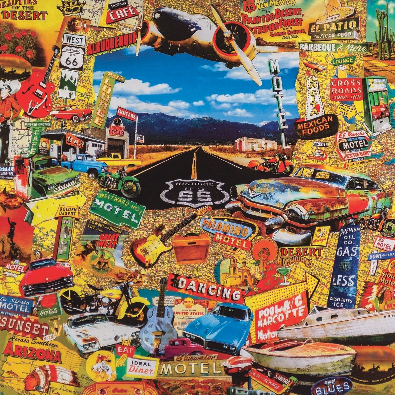 On the Route - 1000pc Jigsaw Puzzle by Sunsout  			  					NEW