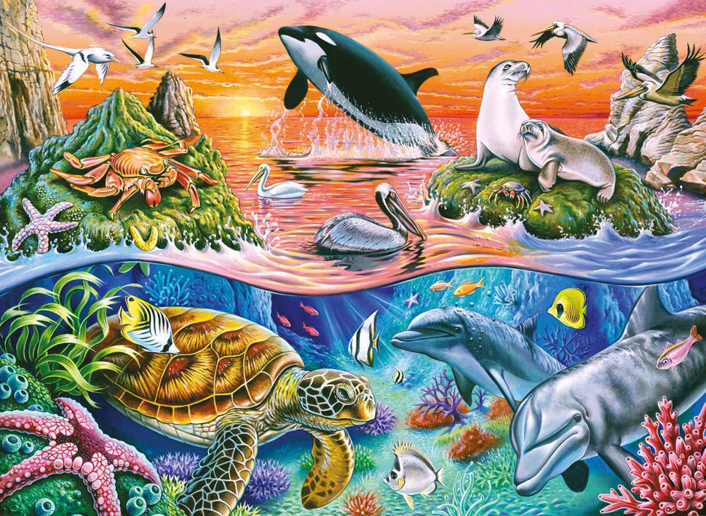 Beautiful Ocean - 100pc Jigsaw Puzzle By Ravensburger