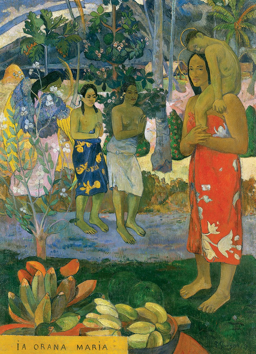 La Oranga Maria (Hail Mary) Paul Gauguin - 1000pc Jigsaw Puzzle by Eurographics