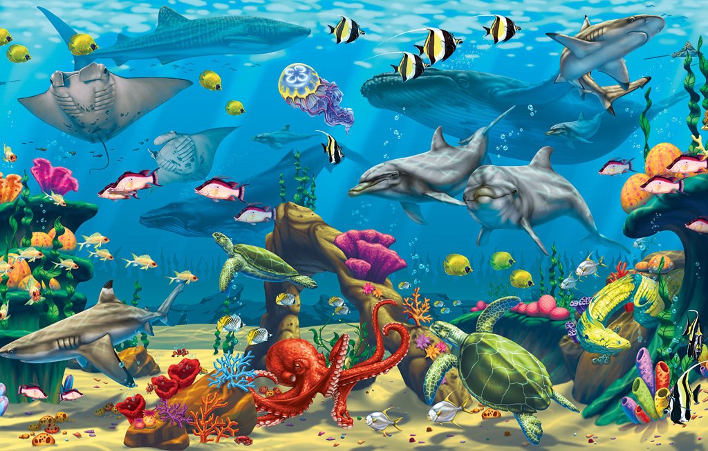 Ocean Adventure - 100pc Jigsaw Puzzle by SunsOut