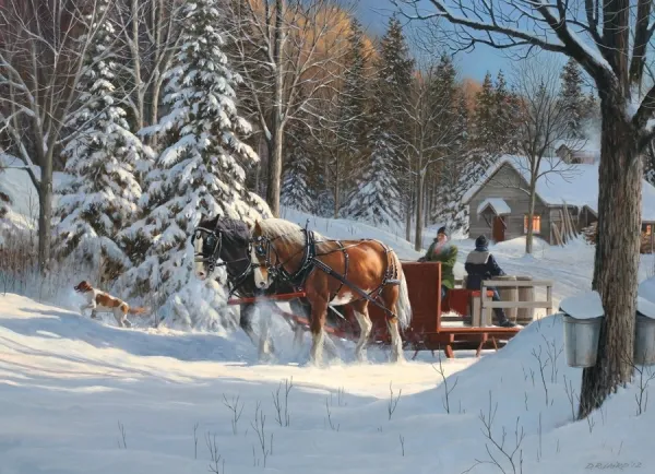 Sugar Shack Horses - 1000pc Jigsaw Puzzle By Cobble Hill