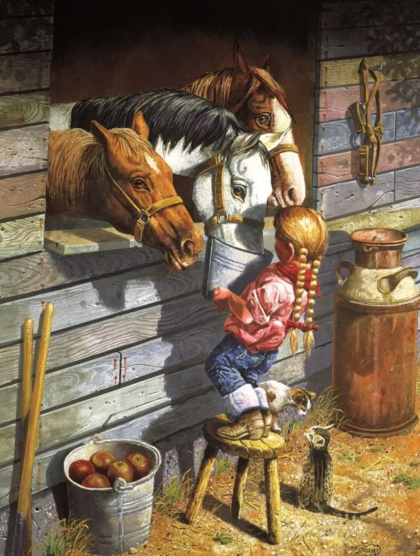 Working Girl - 500pc Jigsaw Puzzle by SunsOut