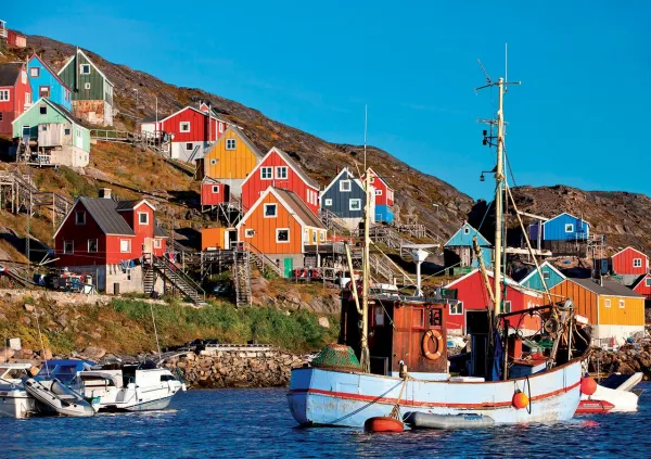 Nordic Houses - 1000pc Jigsaw Puzzle by Educa