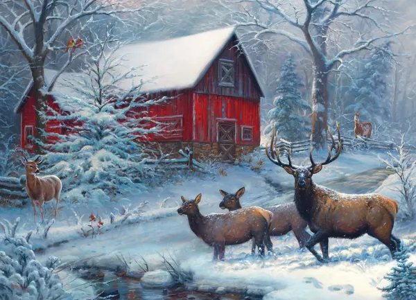 Winter Magic - 1000pc Jigsaw Puzzle by Cobble Hill