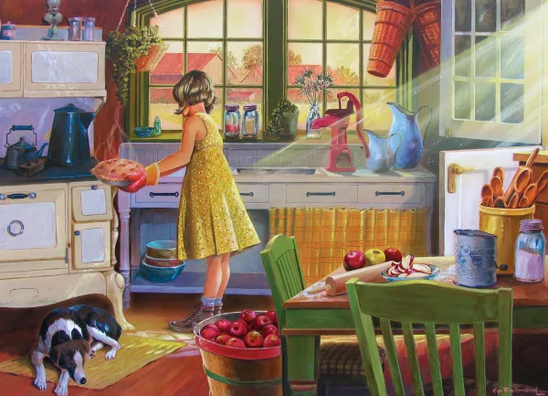 Apple Pie Kitchen - 500pc Jigsaw Puzzle By Cobble Hill