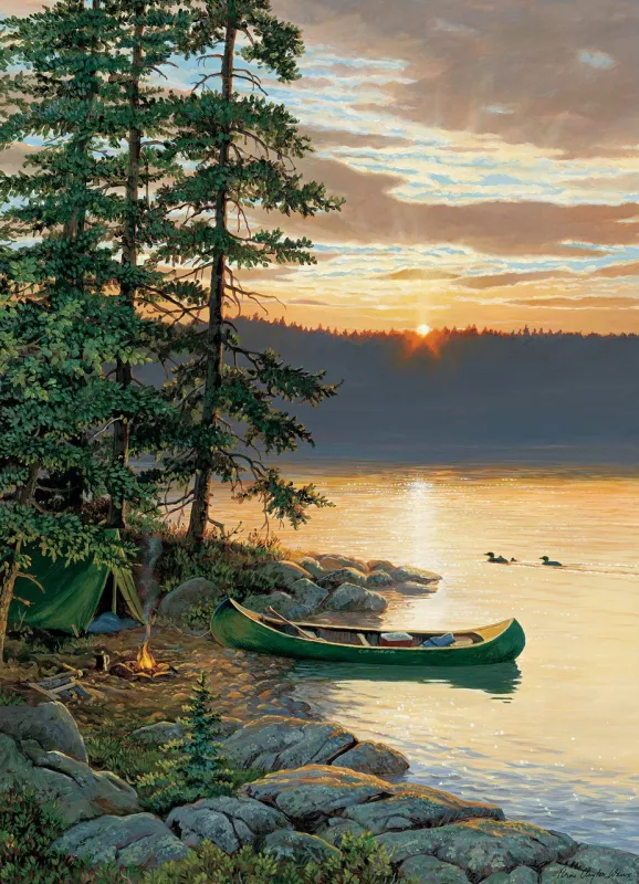 Canoe Lake - 500pc Jigsaw Puzzle By Cobble Hill