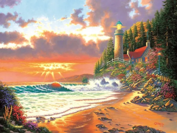 Golden Hour - 1000pc Jigsaw Puzzle By Sunsout