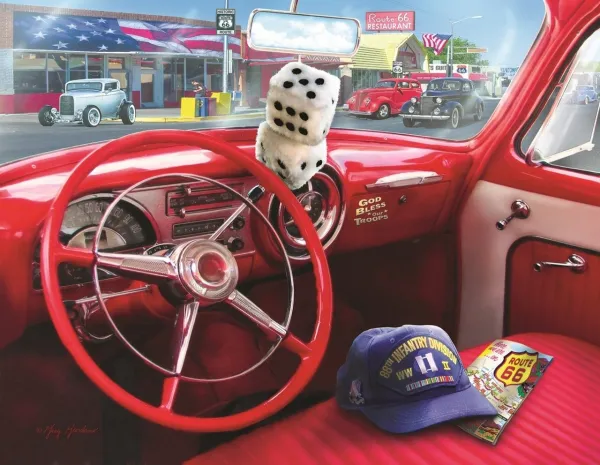 American Car - 1000+pc Jigsaw Puzzle By Sunsout