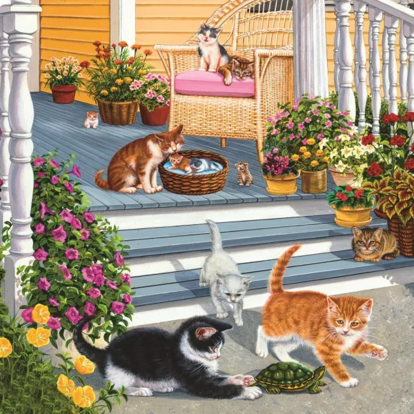 A New Playmate - 500pc Jigsaw Puzzle By Sunsout