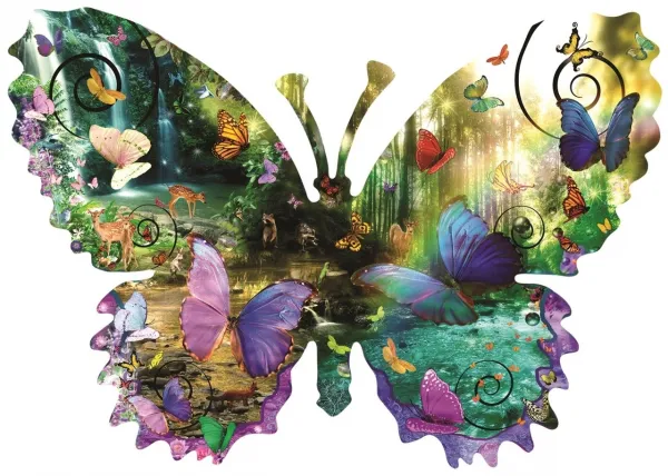 Forest Butterfly - 1000pc Jigsaw Puzzle By Sunsout