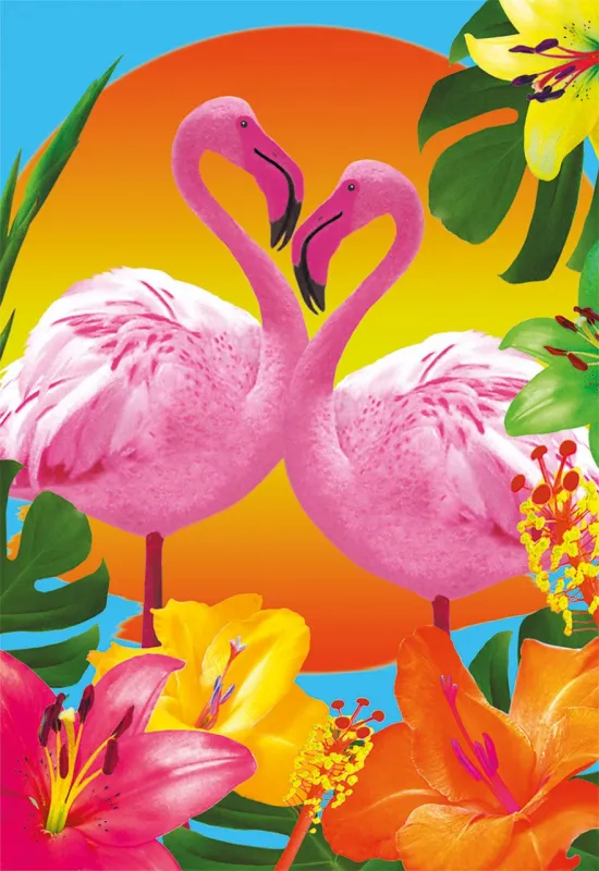 Flamingos - 500pc Jigsaw Puzzle by Educa