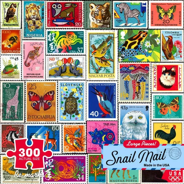 Snail Mail - 300pc Large Format Jigsaw Puzzle By Re-marks