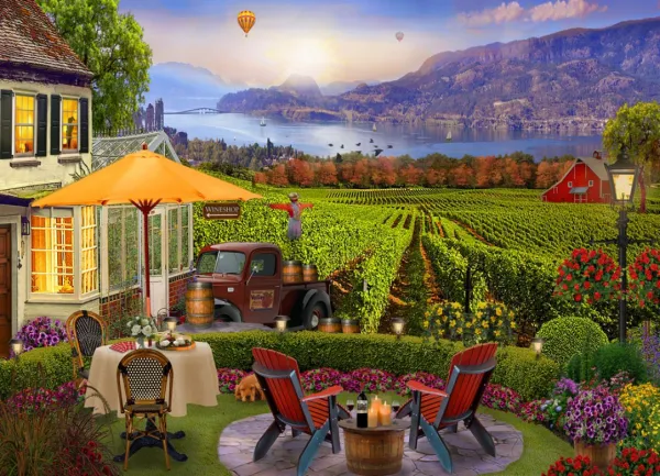Wine Country - 1000pc Jigsaw Puzzle by Vermont Christmas Company