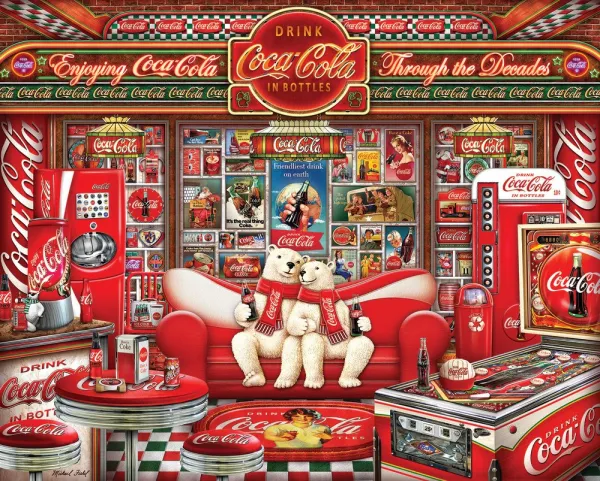 Coca-Cola: Decades - 1000pc Jigsaw Puzzle By Springbok