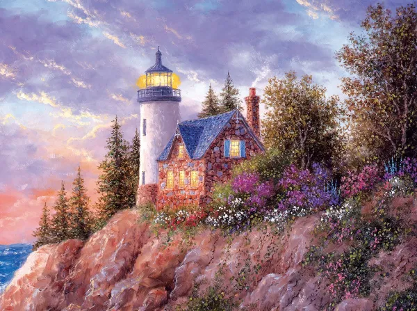 Beacon to the Sea - 1000pc Jigsaw Puzzle By Sunsout