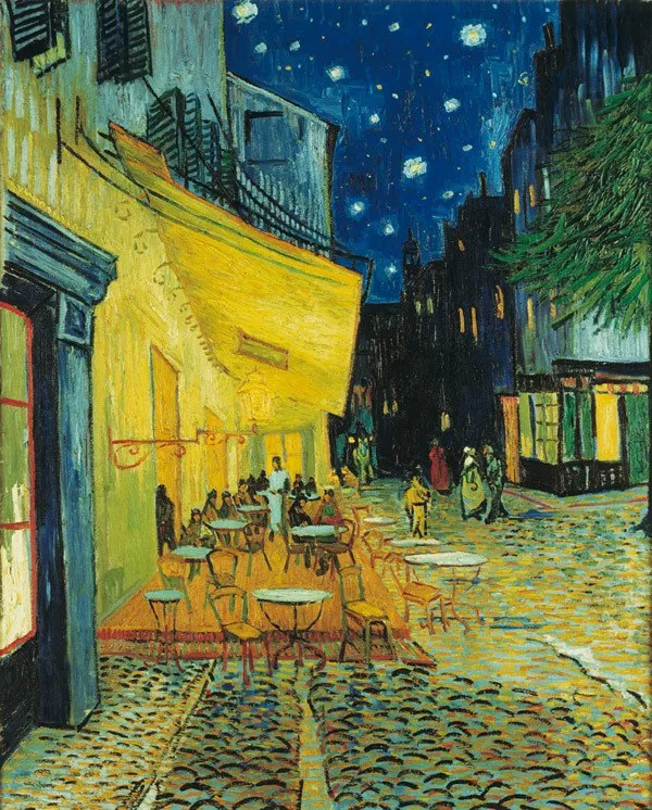 Cafe Terrace at Night - 1000pc Jigsaw Puzzle By Piatnik