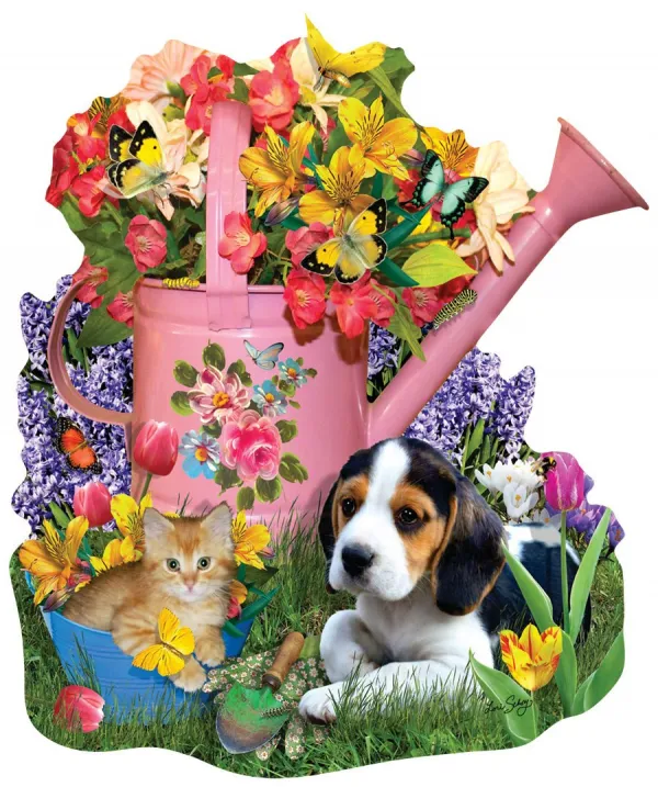 Spring Watering Can - 1000pc Jigsaw Puzzle by Sunsout
