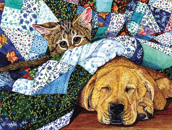 Quilted Comfort - 500pc Jigsaw Puzzle by Sunsout
