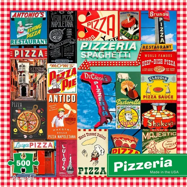 Pizzeria - 500pc Jigsaw Puzzle By Re-marks