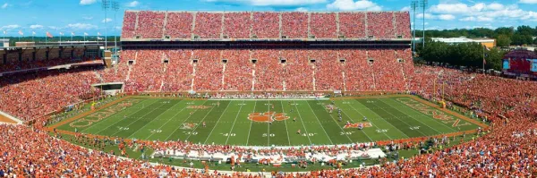 Clemson University: Memorial Stadium - 1000pc Panoramic Jigsaw Puzzle by Masterpieces