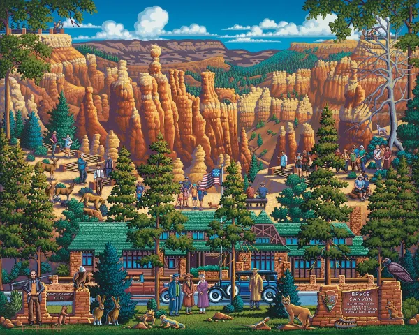 Bryce Canyon National Park - 500pc Jigsaw Puzzle by Dowdle