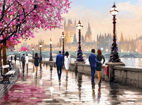 Along the River - 2000pc By Castorland