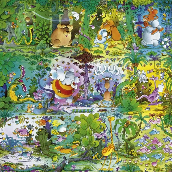 Mordillo: Wildlife - 1000pc Jigsaw Puzzle By Heye