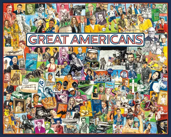 Great Americans - 1000pc Jigsaw Puzzle By White Mountain