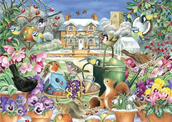 Winter Garden - 1000pc Jigsaw Puzzle By Falcon