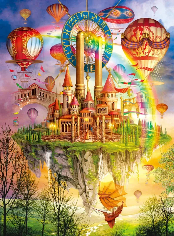 Above the Clouds - Holographic - 1000pc Jigsaw Puzzle by Lafayette Puzzle Factory