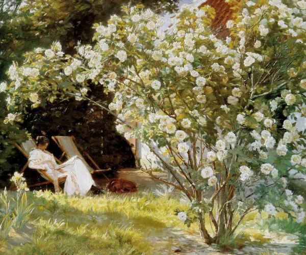Dans la Roseraie - KROYER - 350pc Handcrafted Wood Jigsaw Puzzle by Puzzles Michele Wilson