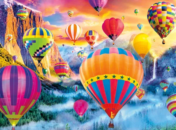Balloon Valley - 1000pc Jigsaw Puzzle by Buffalo Games